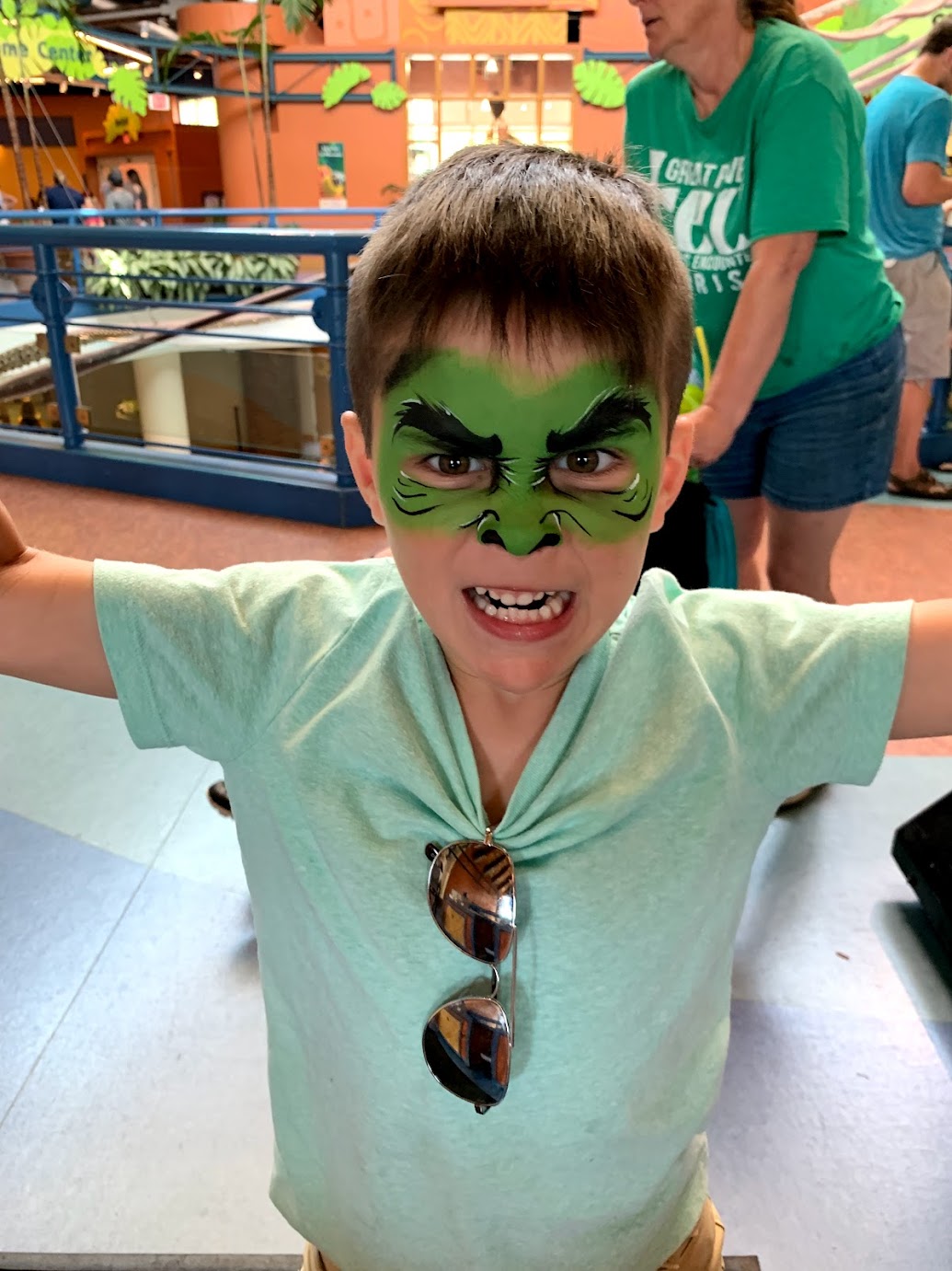 Face painting design by Destiny